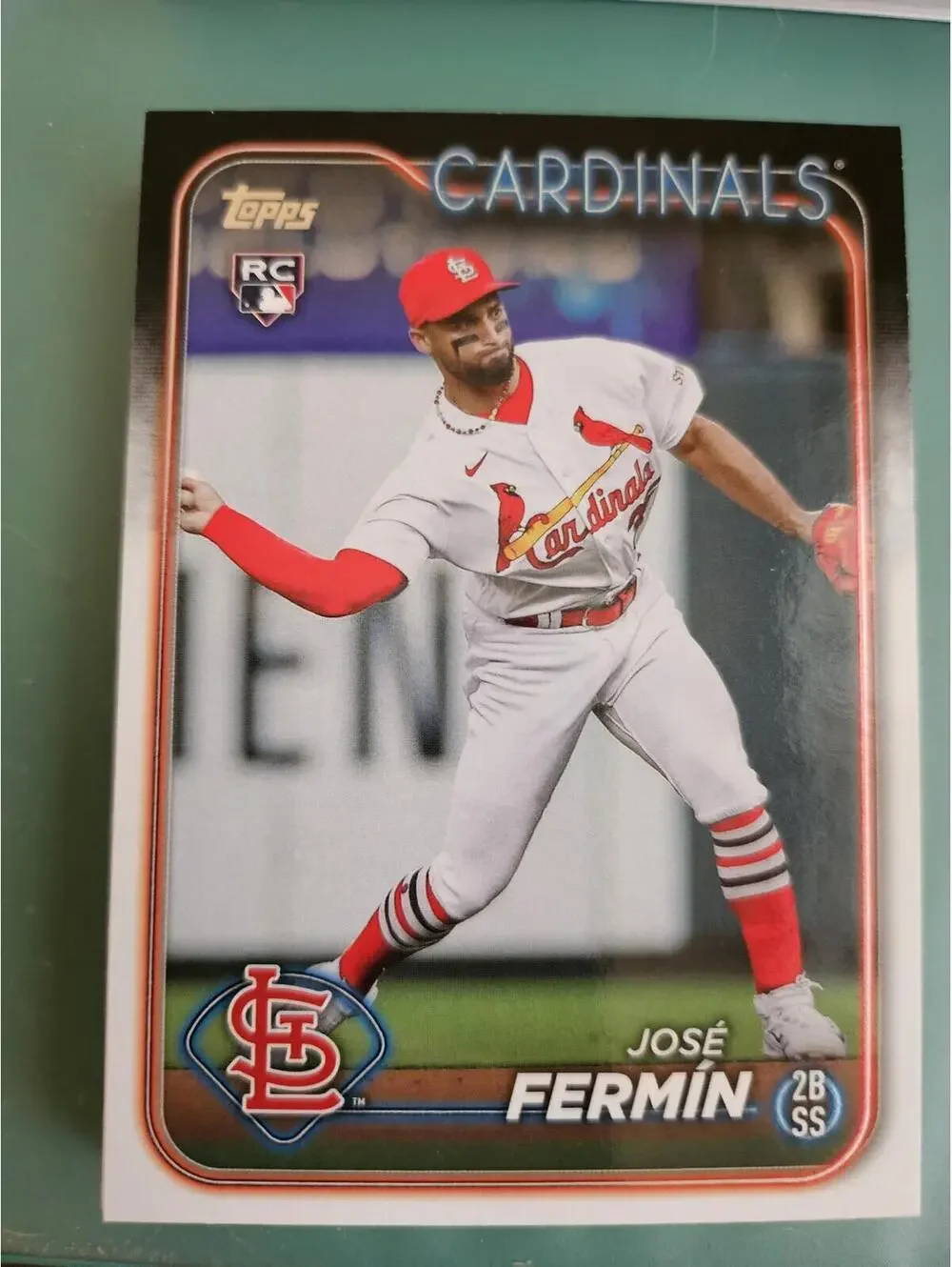 Jose Fermin (Cardinals/RC) - 2024 Topps #305